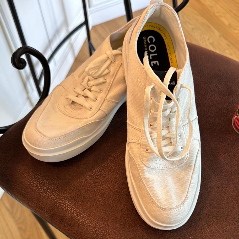 Cole Haan Grand 360 Design White Sneakers Size 11